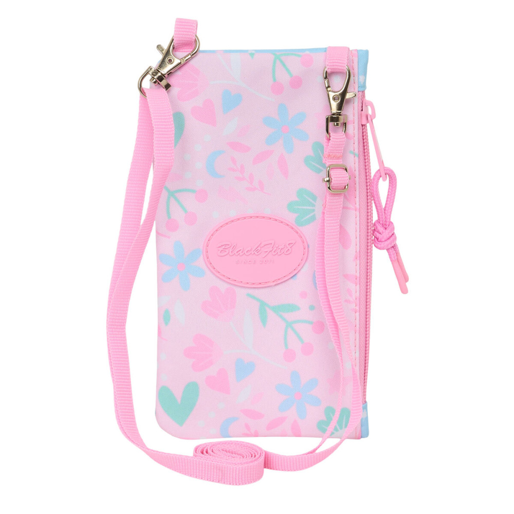 Mobile Bag BlackFit8 Smile Blue Pink