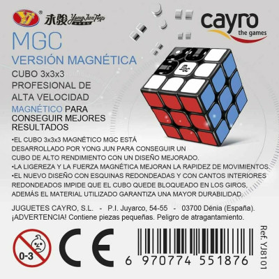 Magic Cube Puzzle Cayro Multicolour (3 Pieces) (3 Units)