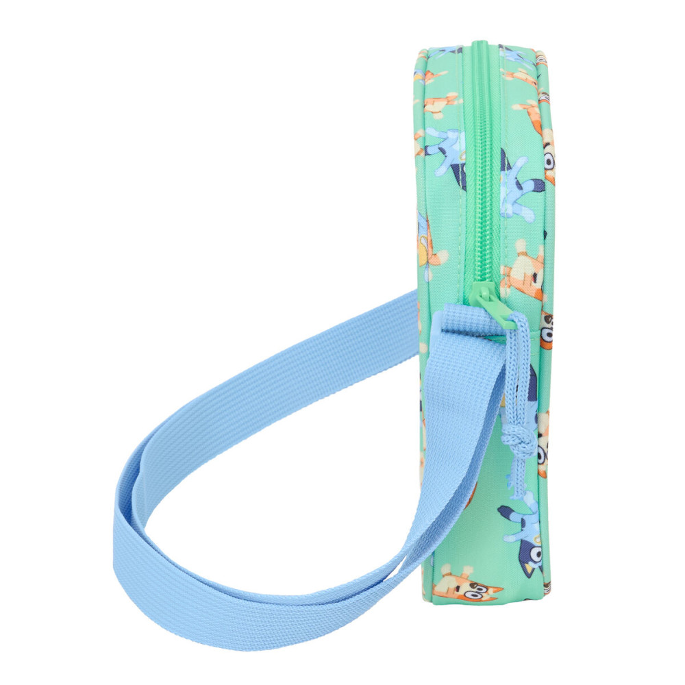Shoulder Bag Bluey Sisters Green 16 x 18 x 4 cm