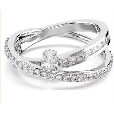 Ladies' Ring Swarovski 5691230 Silver 18