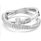 Ladies' Ring Swarovski 5691230 Silver 18