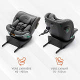 Car Chair Babyauto XPERTA GREY DOBBY Grey 0 (de 0 a 10 kilos) I (9 - 18 kg) II (15-25 kg) III (22 - 36 kg) Children's ECE R129