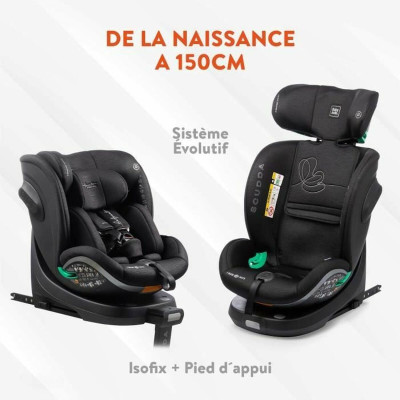 Car Chair Babyauto SCUDDA GREY DOBBY Grey 0 (de 0 a 10 kilos) 0+ (de 0 a 13 kilos) I (9 - 18 kg) II (15-25 kg) III (22 - 36 kg) 