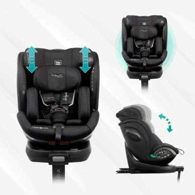 Car Chair Babyauto SCUDDA GREY DOBBY Grey 0 (de 0 a 10 kilos) 0+ (de 0 a 13 kilos) I (9 - 18 kg) II (15-25 kg) III (22 - 36 kg) 