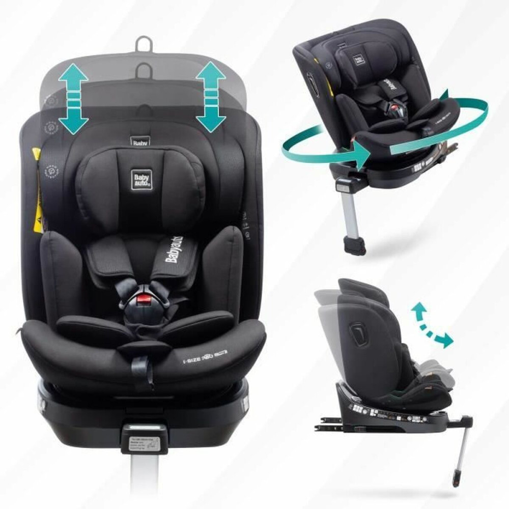 Car Chair Babyauto Anthracite 0 (de 0 a 10 kilos) I (9 - 18 kg) II (15-25 kg) III (22 - 36 kg) Children's ECE R129