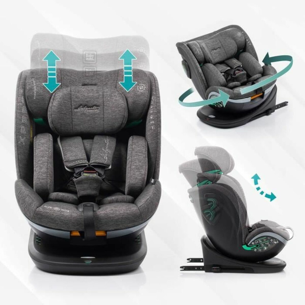 Car Chair Babyauto XPERTA BLACK LINE Black 0 (de 0 a 10 kilos) 0+ (de 0 a 13 kilos) I (9 - 18 kg) II (15-25 kg) III (22 - 36 kg)