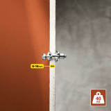 Wall plugs and screws Rapid Ø 11 x 37 mm M5 x 48 mm Metal Expansion 10 Units