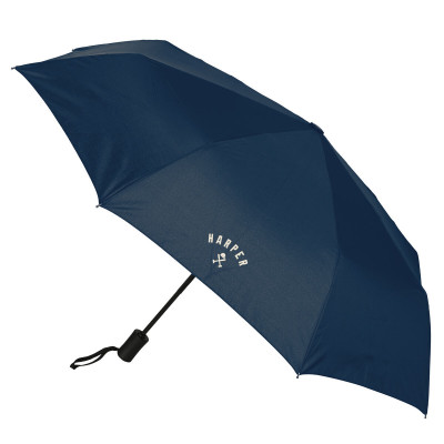 Foldable Umbrella Harper & Neyer Navy Blue ø 102 cm