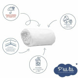 Cot protector P'TIT LIT 70 x 140 cm White 25 Pieces (25 Units)