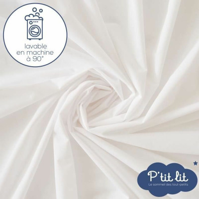 Cot protector P'TIT LIT 70 x 140 cm White 25 Pieces (25 Units)