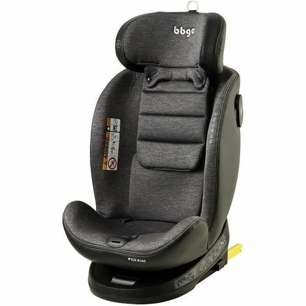 Car Chair BBGO Grey 0 (de 0 a 10 kilos) 0+ (de 0 a 13 kilos) I (9 - 18 kg) II (15-25 kg) III (22 - 36 kg) Children's ECE R129