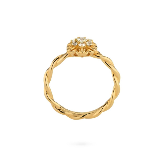 Ladies' Ring 24KAE 124108Y/54 Golden 14