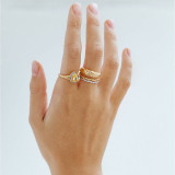 Ladies' Ring 24KAE 124138Y/54 Golden 14