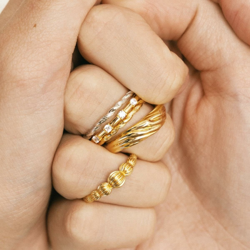 Ladies' Ring 24KAE 124138Y/54 Golden 14