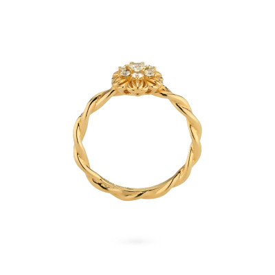 Ladies' Ring 24KAE 124108Y/56 Golden 16