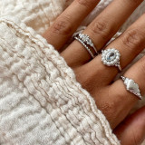 Ladies' Ring 24KAE 12416S/56 16 Silver