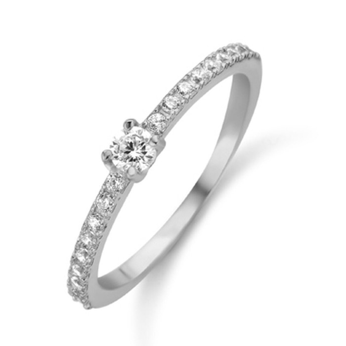Ladies' Ring New Bling 9NB-0387-52 Silver 12
