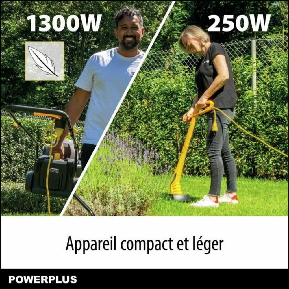 Electric Lawn Mower Powerplus POWXG62205T 1300 W 220-240 V 32 cm 32 L