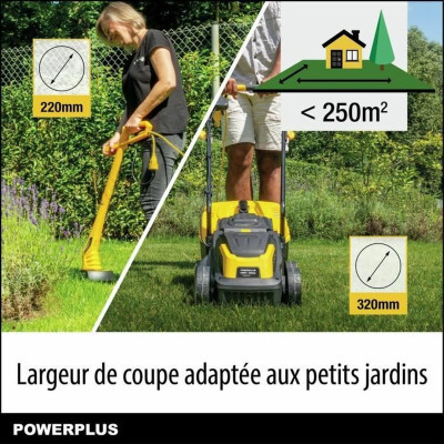 Electric Lawn Mower Powerplus POWXG62205T 1300 W 220-240 V 32 cm 32 L