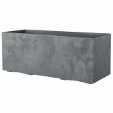 Self-watering planter Deroma Grey 99 cm Plastic Rectangular