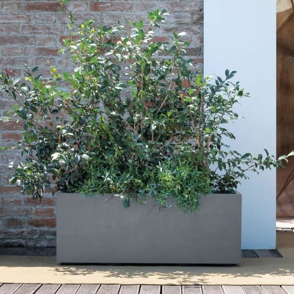 Self-watering planter Deroma Grey 99 cm Plastic Rectangular