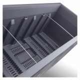 Self-watering planter Deroma Grey 99 cm Plastic Rectangular