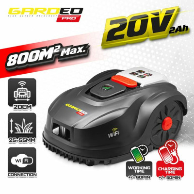 Lawn mowing robot Gardeo GRO20V20WIFI 1000 M² 800 m²
