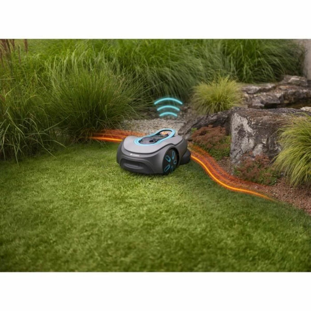 Lawn mowing robot Gardena Smart SILENO Free 1200 M² 100 m 1000 m² 250 m 180 m 800 m² 220 m 750 m² 1800 M²