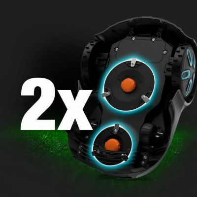 Lawn mowing robot Gardena Smart SILENO max 1200 M² 100 m 1000 m² 250 m 180 m 800 m² 220 m 750 m² 1800 M²