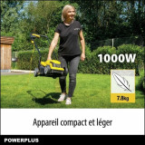 Lawn mower Powerplus POWEG62203 30 L 1000 W 230 V 32 cm 20-70 mm