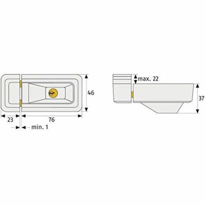 Key padlock ABUS Metal