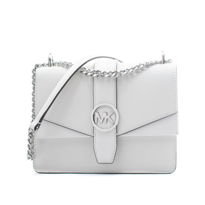 Shoulder Bag Michael Kors Greenwich White 20 x 18 x 6 cm
