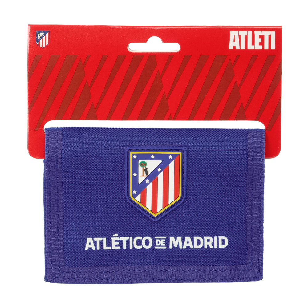 Purse Atlético Madrid Blue White Red 12,5 x 9,5 x 1 cm