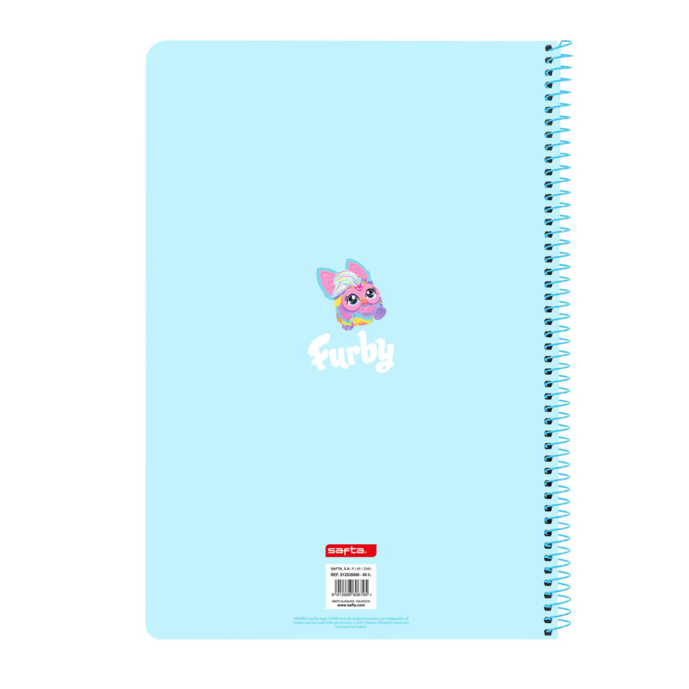 Notebook Furby Sky blue A4 80 Sheets