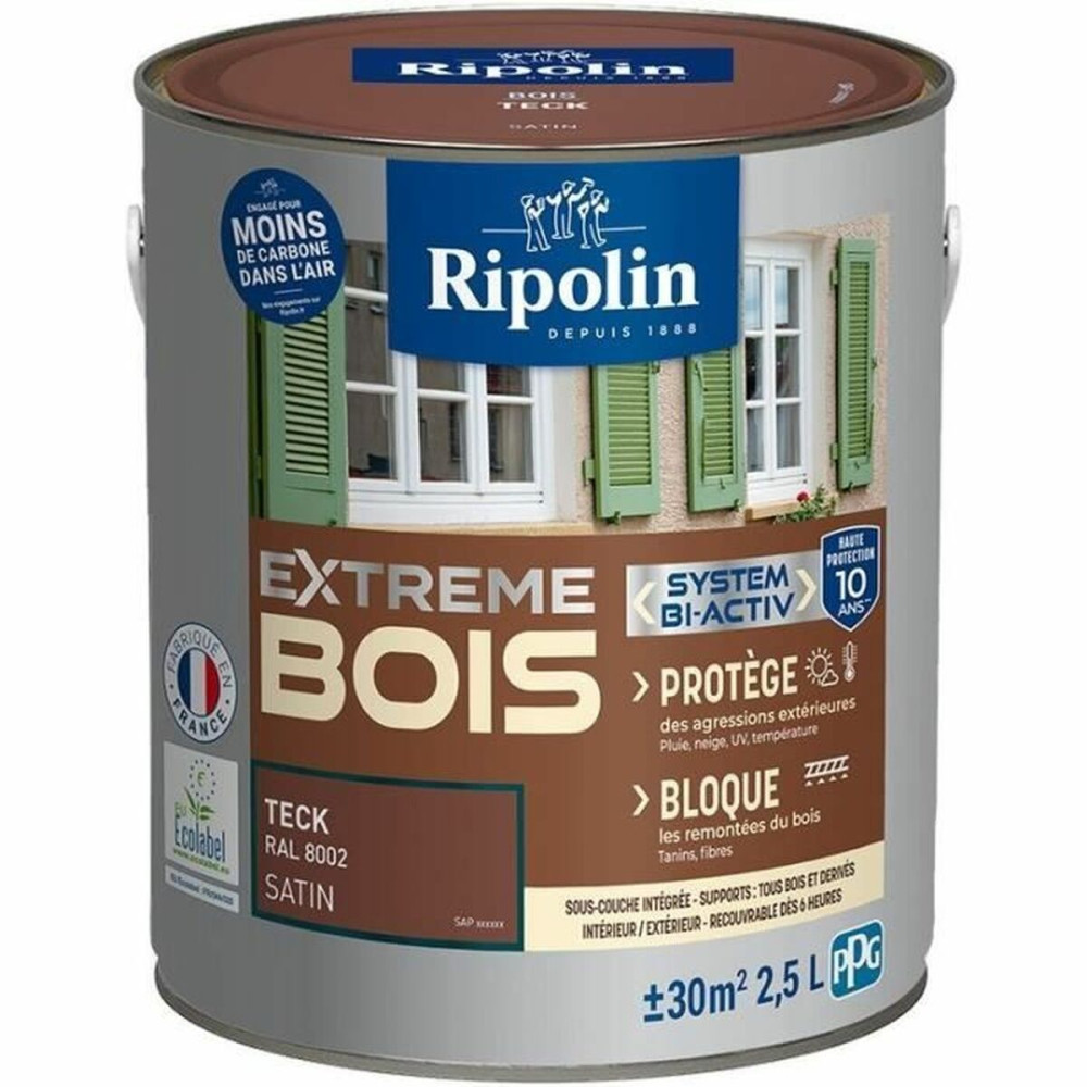 Paint Ripolin Brown Satin finish 2,5 L