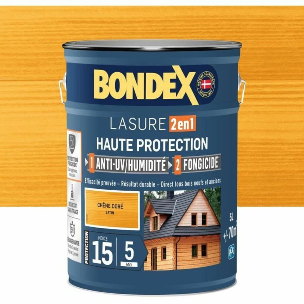 Varnish Bondex Jaune Satin finish 5 L