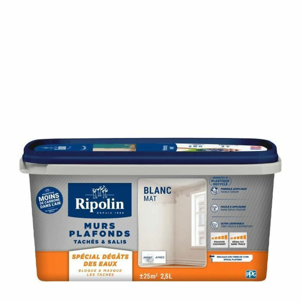 Paint Ripolin White 4 Kg 20 kg 750 ml 4 L