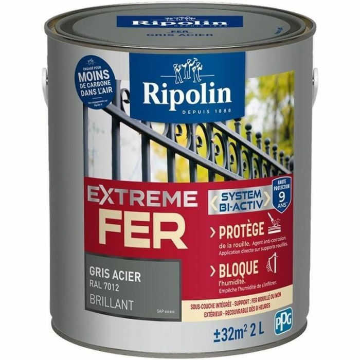 Antioxidant Enamel Ripolin Grey Shiny