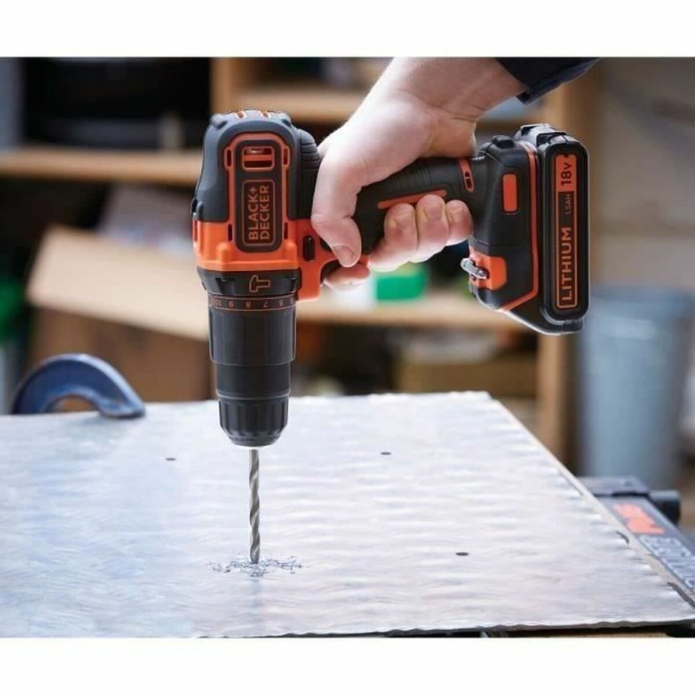 Electric screwdriver Black & Decker BDCHD18C2TA-QW 18V