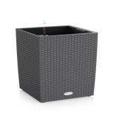 Plant pot Lechuza Black Grey polypropylene