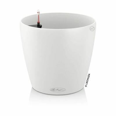 Plant pot Lechuza White polypropylene Circular