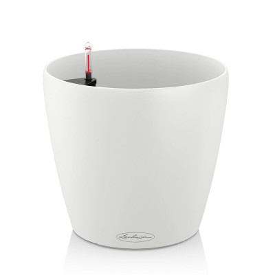 Plant pot Lechuza White polypropylene Circular
