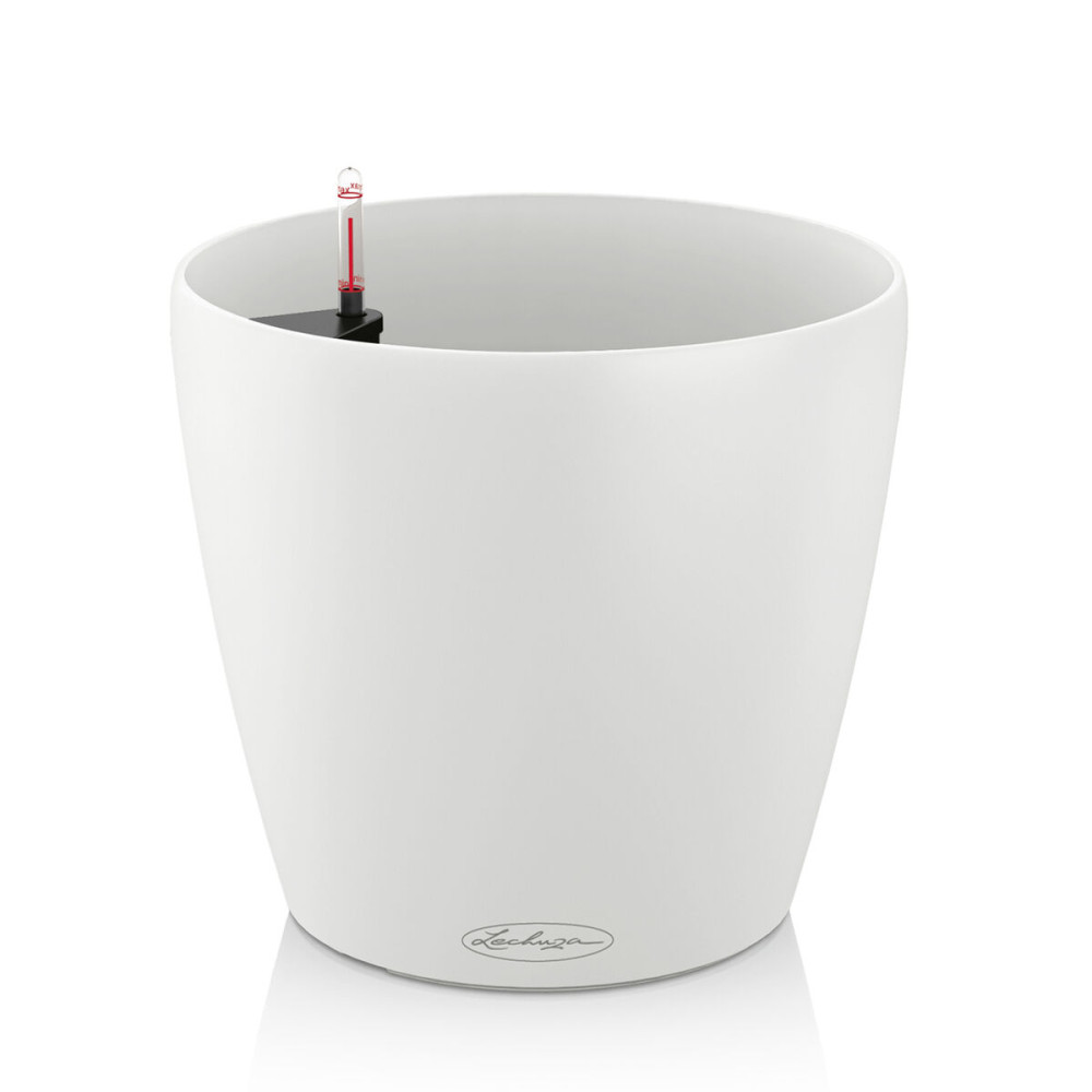 Plant pot Lechuza White polypropylene Circular