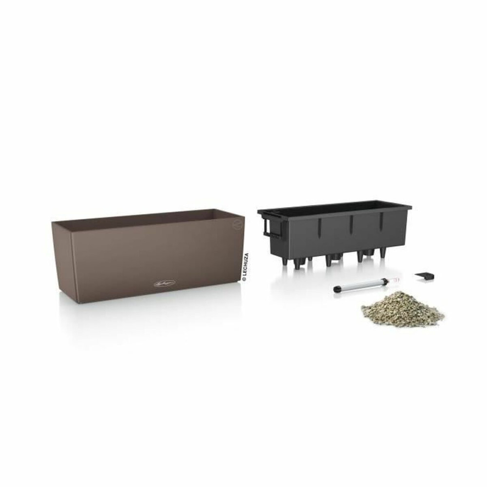 Plant pot Lechuza Brown Black polypropylene