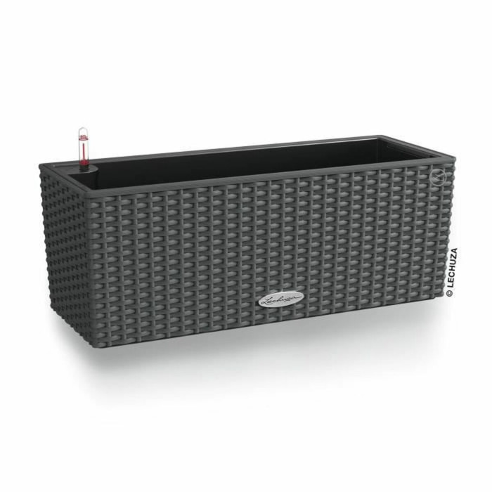 Plant pot Lechuza Black Grey polypropylene