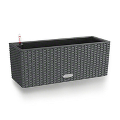 Plant pot Lechuza Black Grey polypropylene