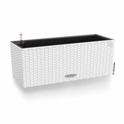 Plant pot Lechuza White Black polypropylene