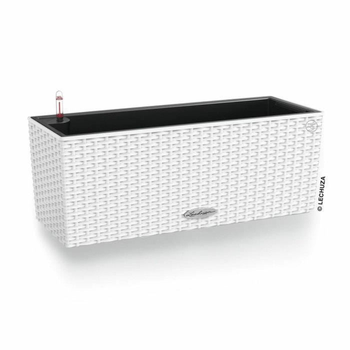 Plant pot Lechuza White Black polypropylene