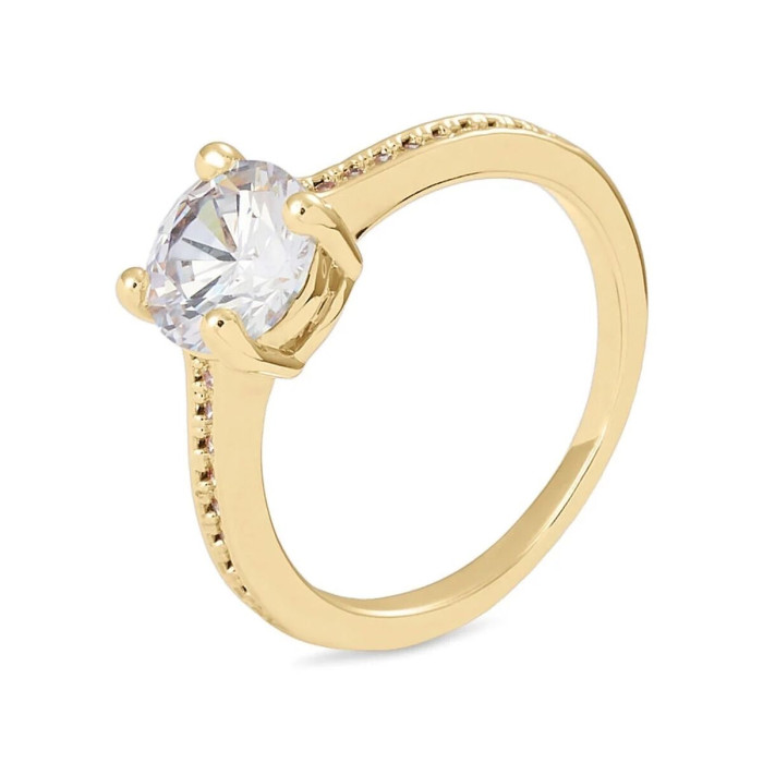 Ladies' Ring Stroili 1682092 Golden