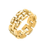 Ladies' Ring Stroili 1694716 Golden